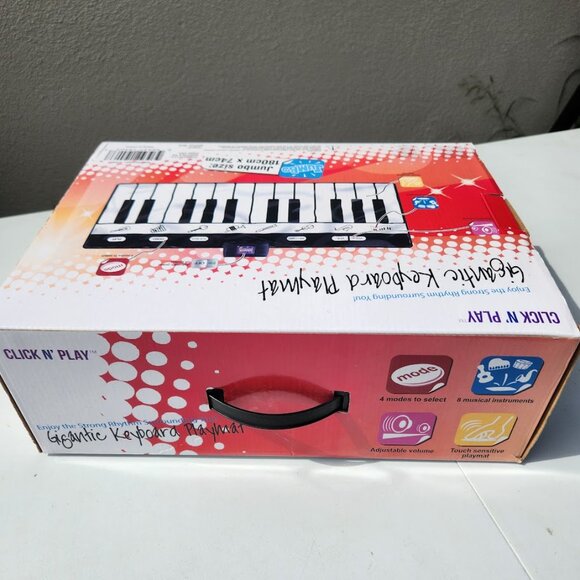 New Giant Floor Piano Keyboard Playmat Foldable Mat Musical Instrument Toddler K - Picture 9 of 15